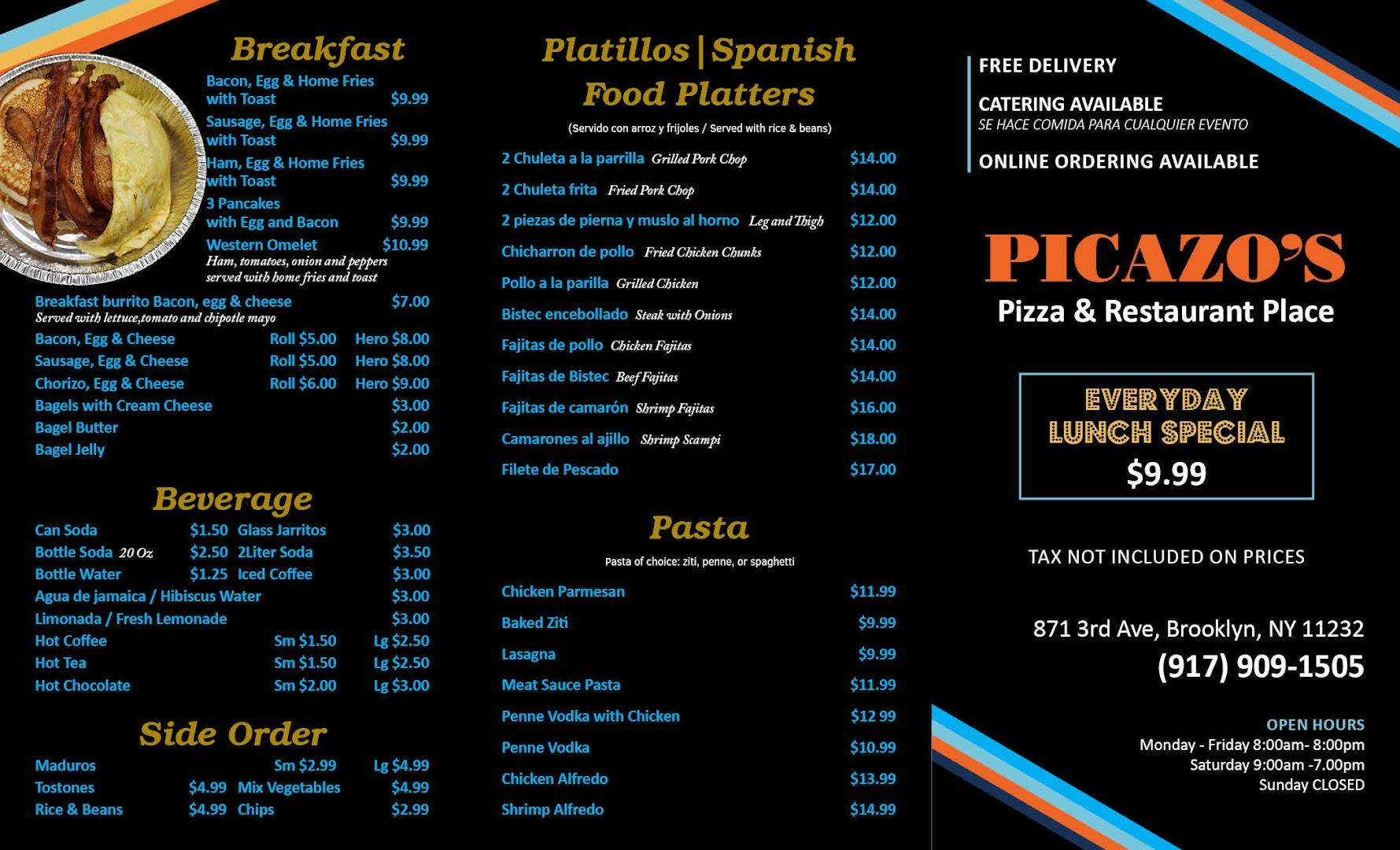 Picazo's Pizza & Restaurant Place Corp