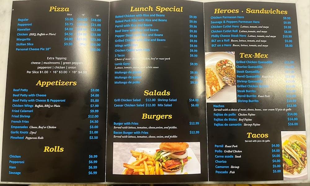 Picazo's Pizza & Restaurant Place Corp Menu image 3
